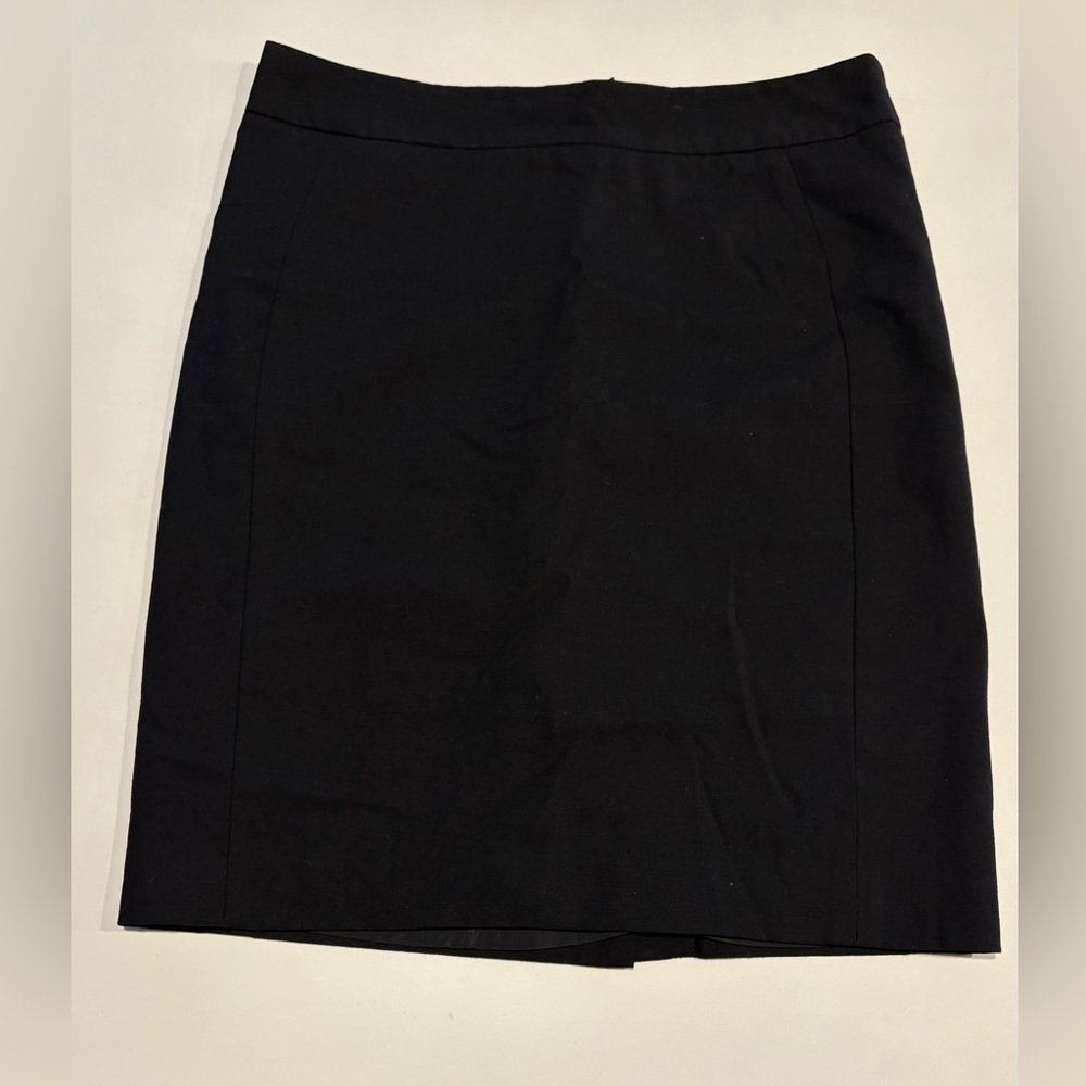 Banana Republic Black Wool Pencil Skirt | Size 4 Petite